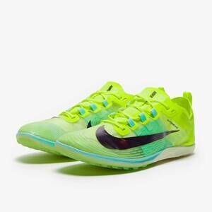 NEW NIKE men's zoom victory 5 xc track & field distance spikes shoes in volt/cav